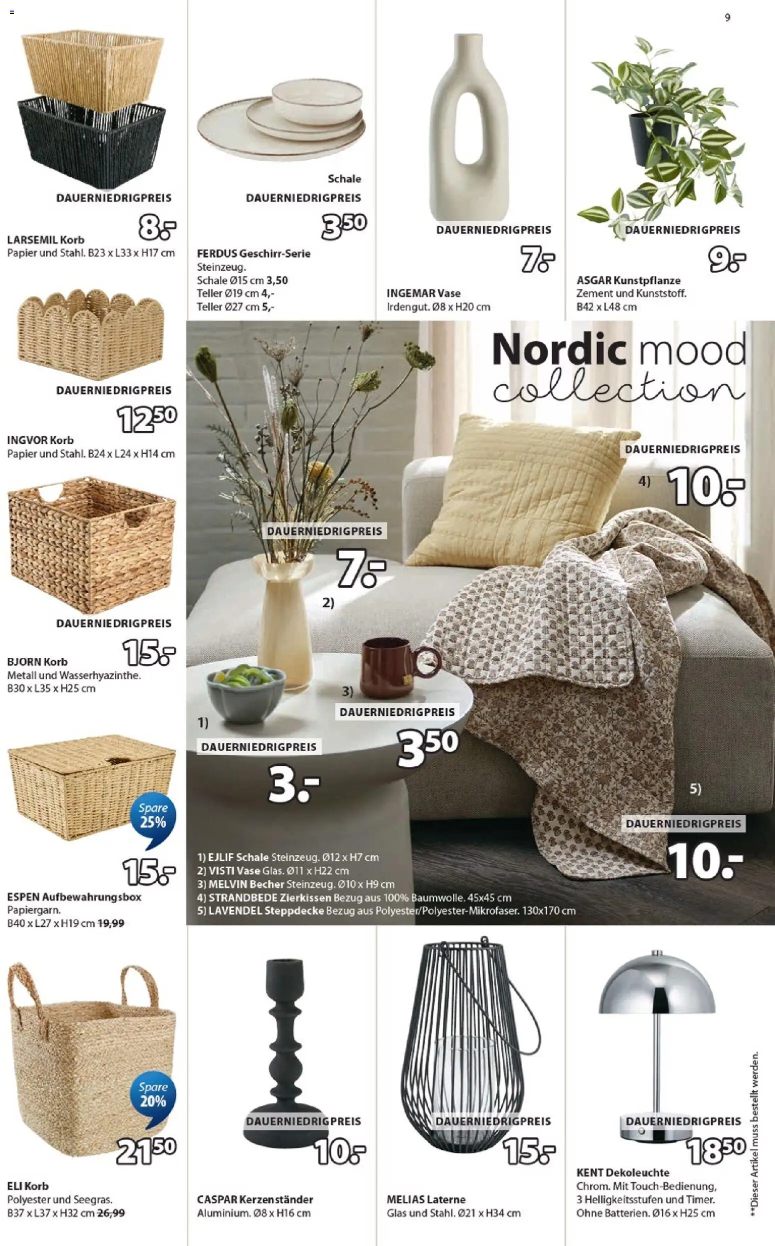 Prospekt JYSK – gültig ab 28.04.2026 | Seite: 9 | Produkte: Korb, Vase, Lavendel