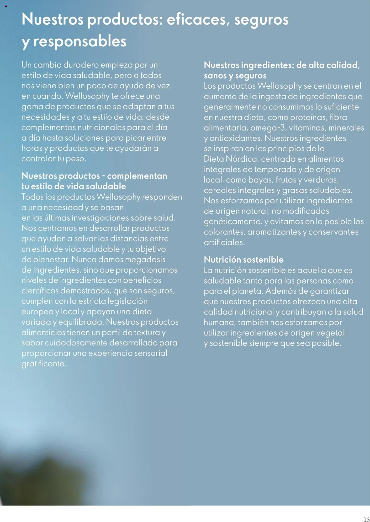 Oriflame - Guía Wellosophy │ válido desde el 01.11.2023 | Página: 13 | Productos: Κρεμάστρα, Cereales, Té, Κούβα