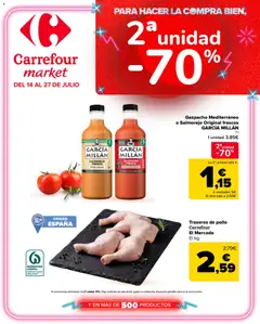 Vista previa Carrefour Market folleto válido desde el 14/07/2026