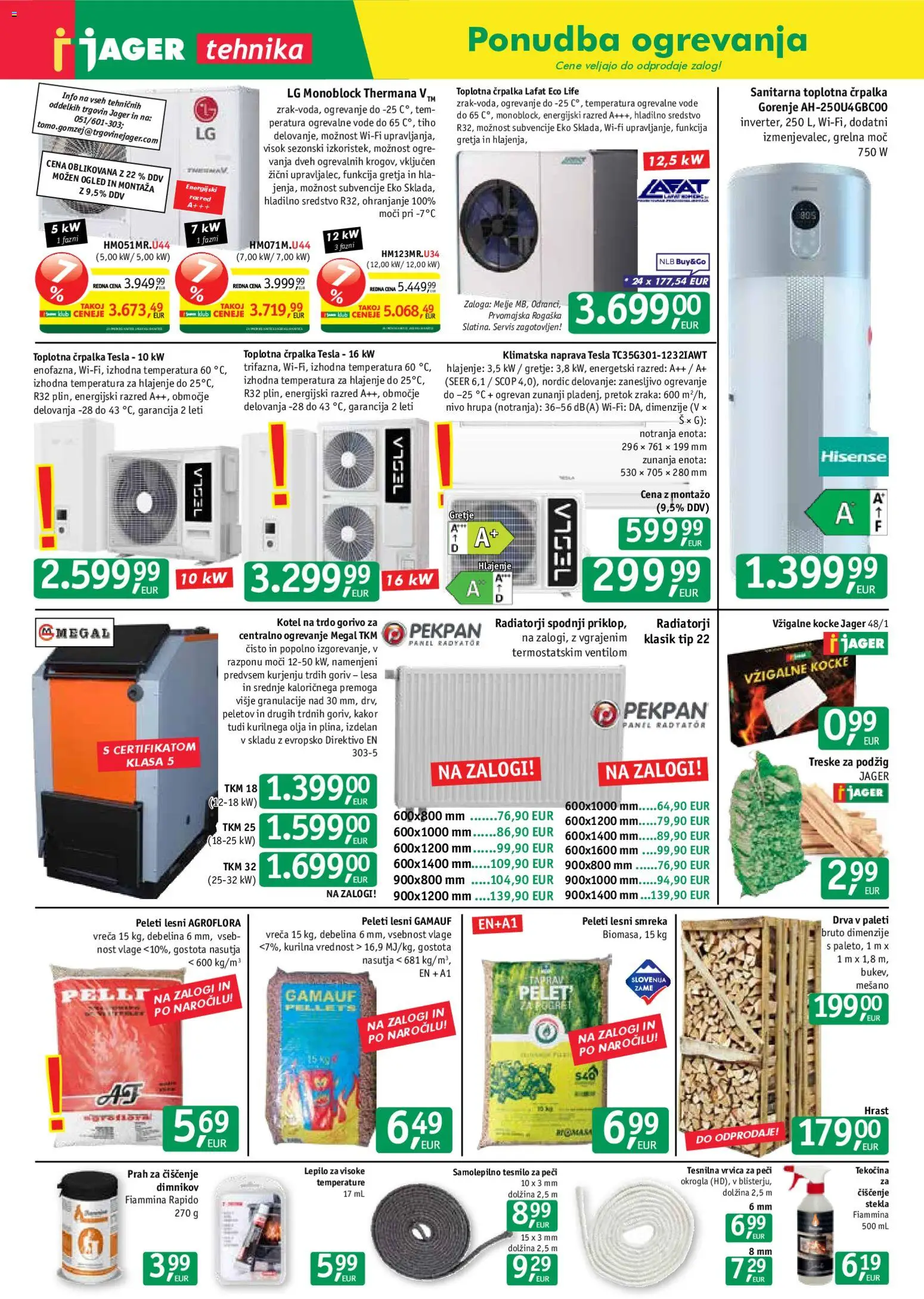 Novi Jager katalog ponudbe – veljaven od 05.08.2026 | Stran: 6 | Izdelki: Črpalka, Klimatska naprava, Lepilo