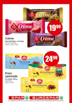 Forhåndsvisning av Freia sjokolade, et utvalg, 100 g gyldig fra 22/06/2026 | Side: 9