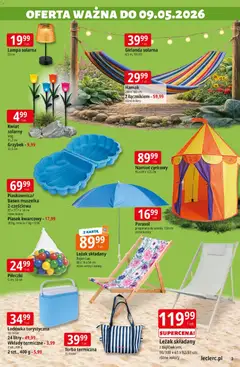 Pogląd oferty "E.Leclerc gazetka - Zamość" - ważna od 21.04.2026 | Strona: 3 | Produkty: Torba, Torba termiczna, Leżak, Basen