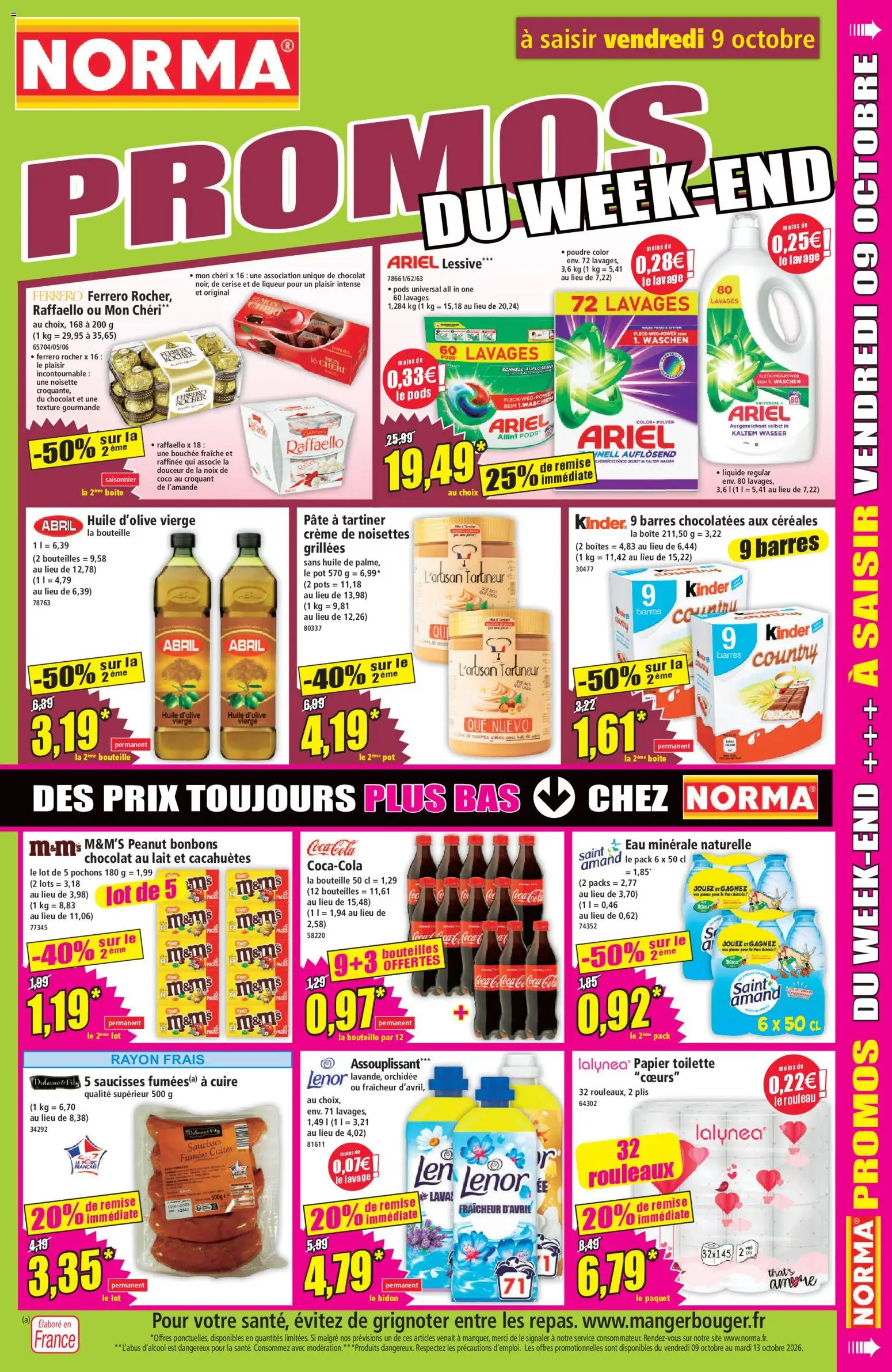 {H1} | Page: 13 | Produits: Papier toilette, Pâte à tartiner, Bonbons, Crème