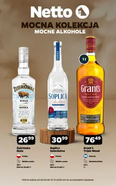 Pogląd oferty "Netto gazetka - Mocne alkohole" - ważna od 28.09.2026
