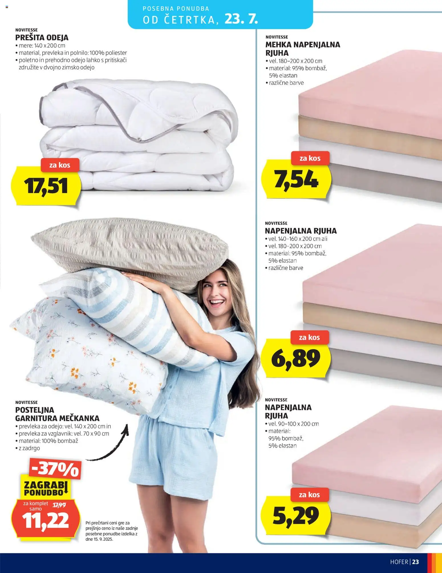 Hofer SI katalog | vrijedi od 15.07.2026 | Stranica: 23
