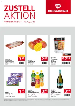 Transgourmet Zustellaktion ab 17.08.2026 gültig