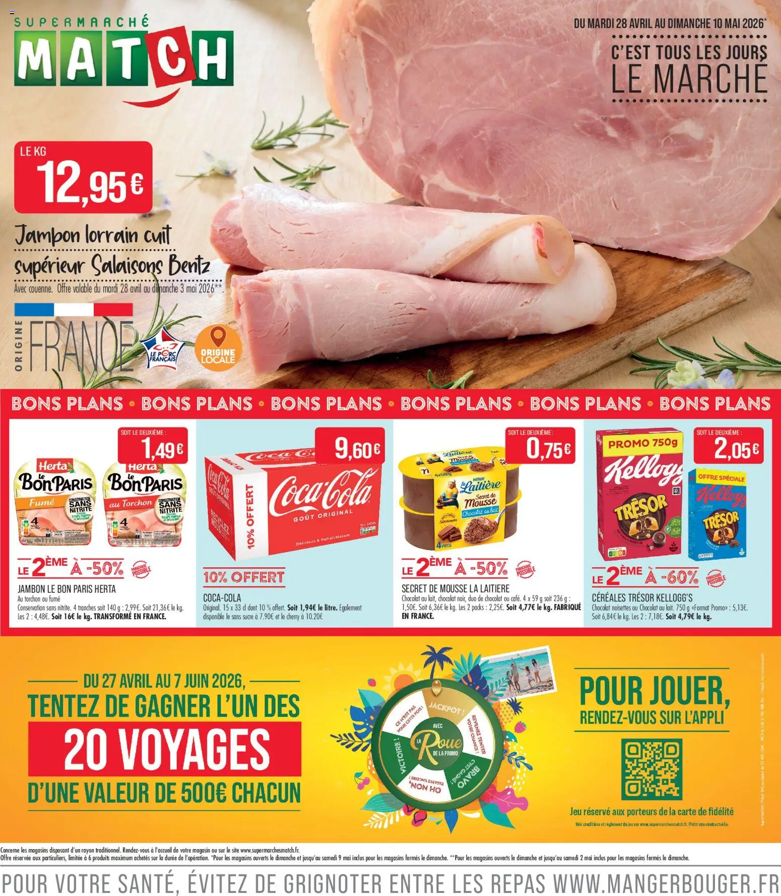 {H1} | Page: 1 | Produits: Sucre, Torchon, Chocolat, Porc