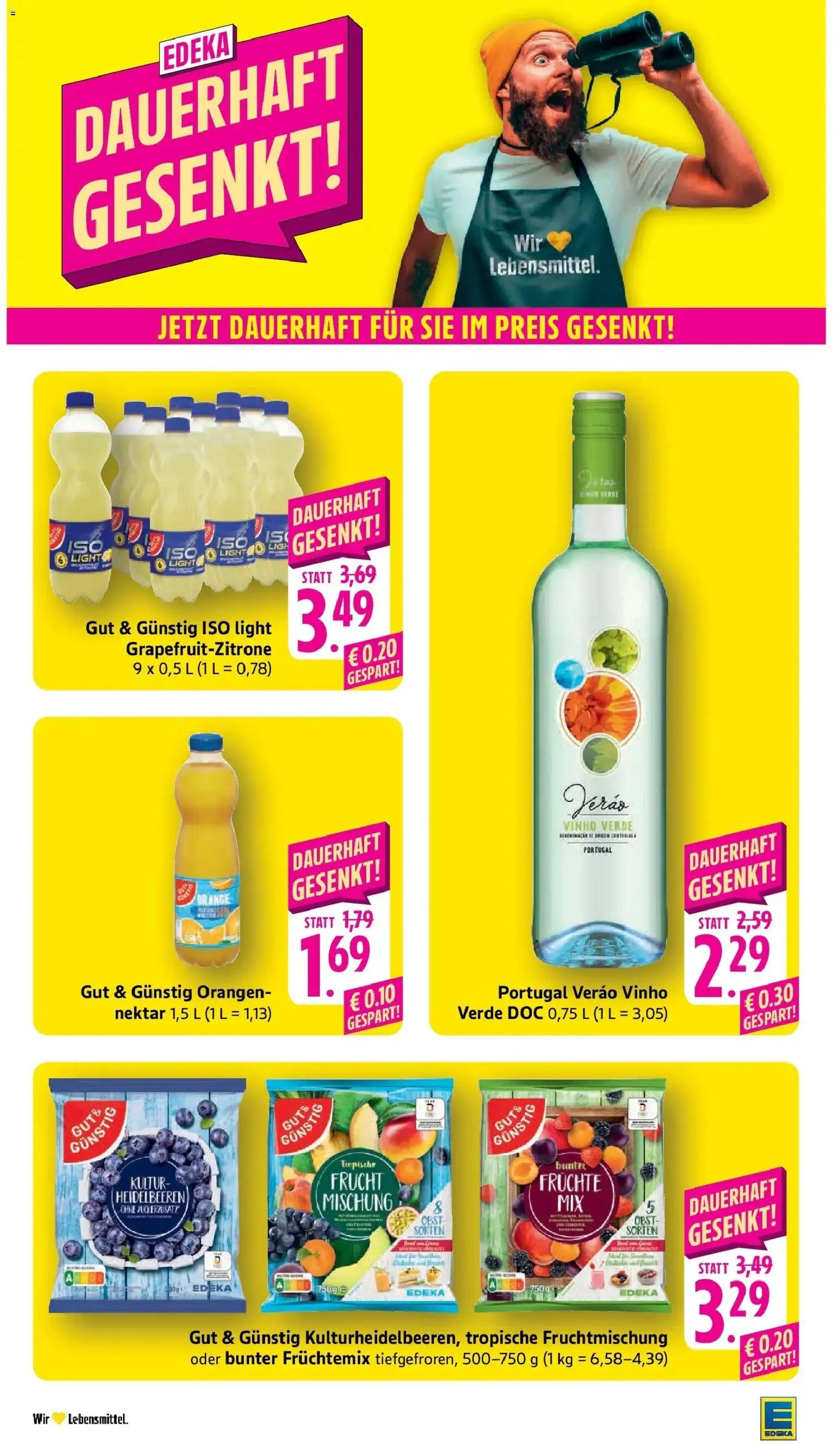 Edeka Prospekt Pirmasens – gültig ab 27.07.2026 | Seite: 22 | Produkte: Orangen, Heidelbeeren, Obst