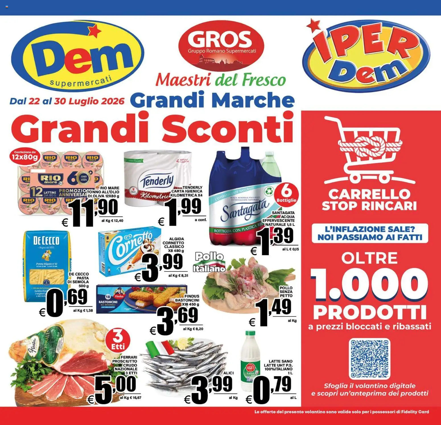 Volantino DEM del 22/07/2026 | Pagina: 1