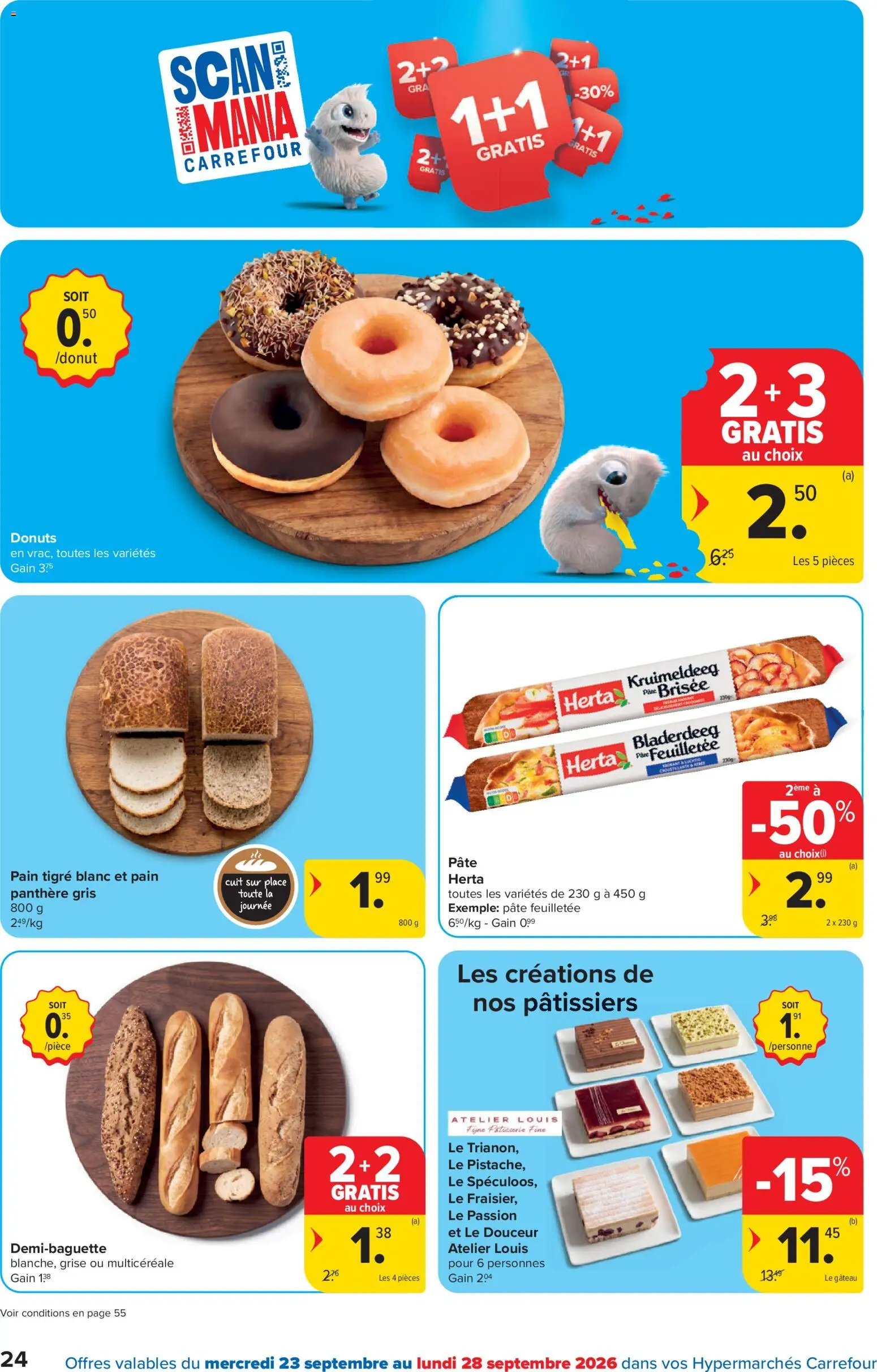 {H1} | Pagina: 24 | Producten: Donuts, Cake, La, Pâté