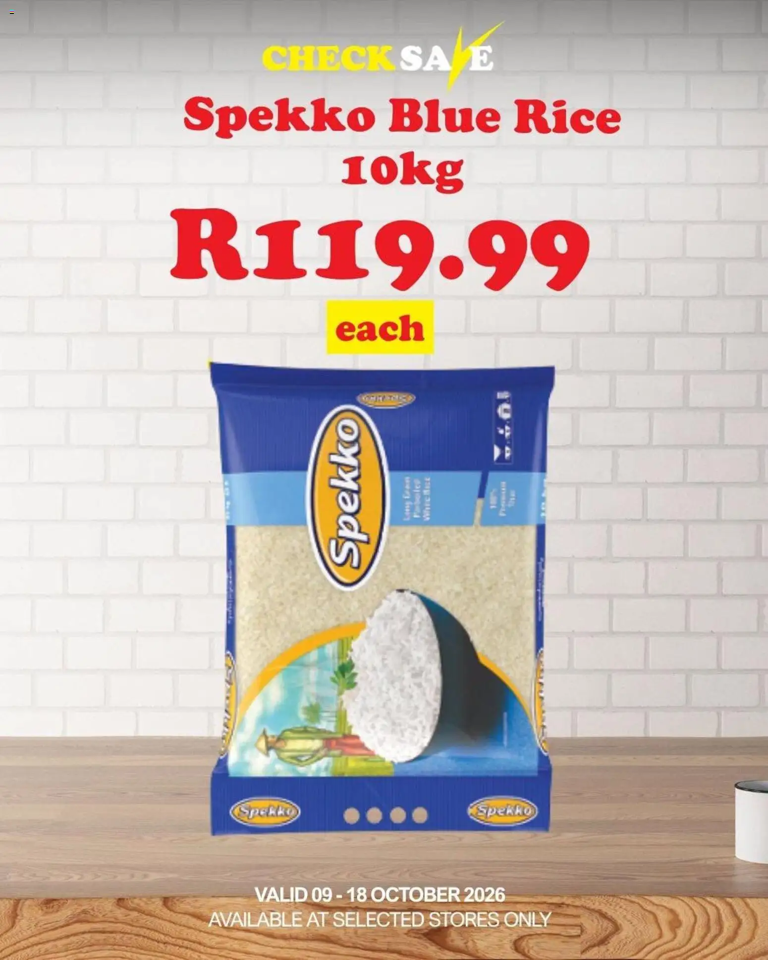 New Check Save catalogue – valid from 09/10/2026 | Page: 11 | Products: Rice
