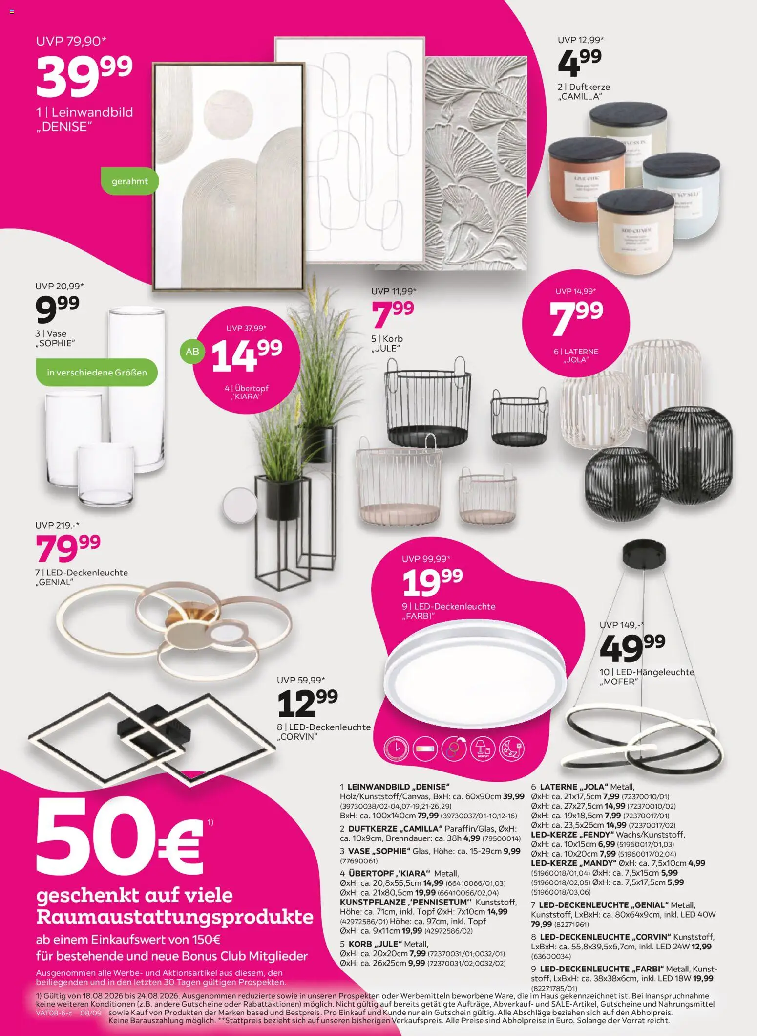 Mömax Prospekt aktuell gültig ab 18.08.2026 | Seite: 8 | Produkte: Korb, Vase