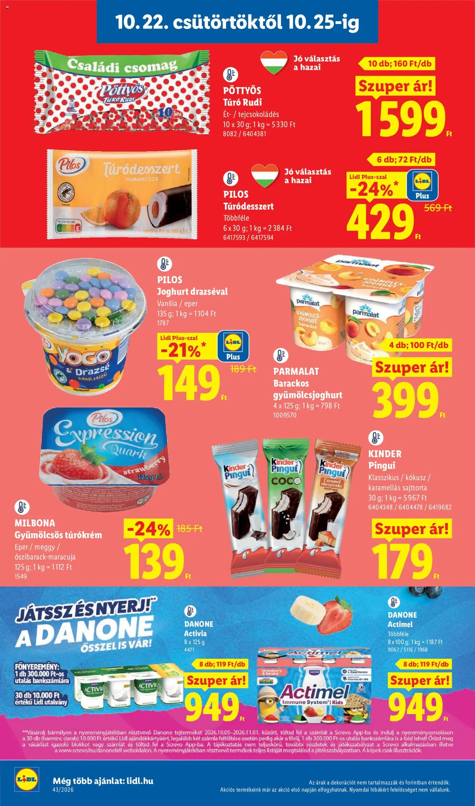 Lidl akciós ujság - amely érvényes a következő dátumtól: 2026.10.22. | Oldal: 12