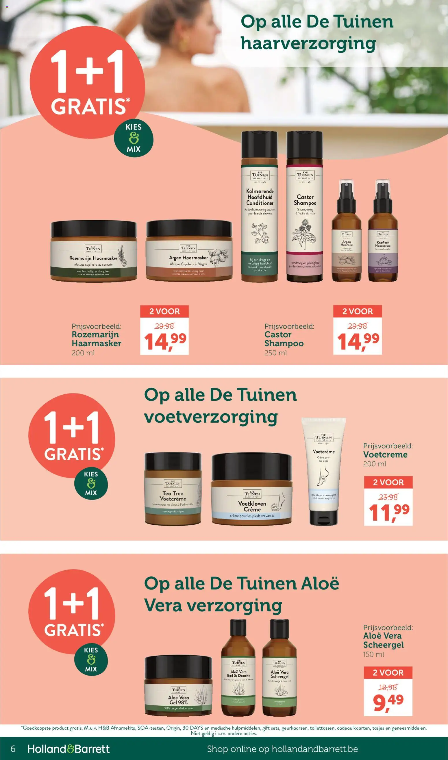 {H1} | Pagina: 6 | Producten: Gel, Douche, Conditioner, Crème