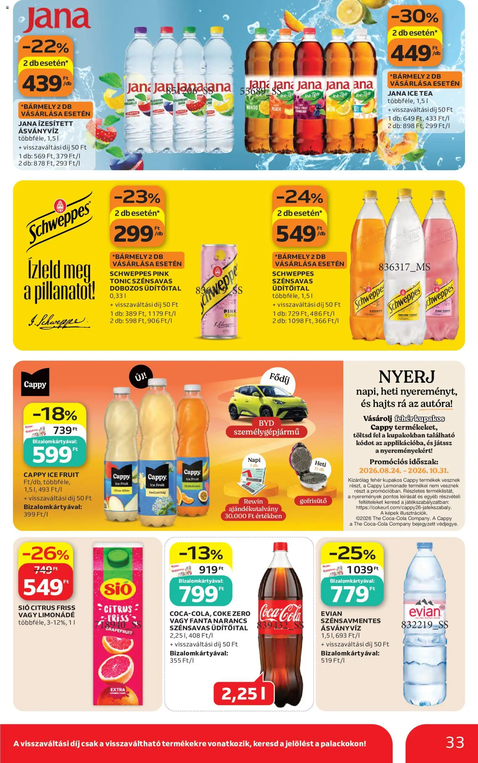 Auchan akciós ujság - amely érvényes a következő dátumtól: 2026.10.22. | Oldal: 33
