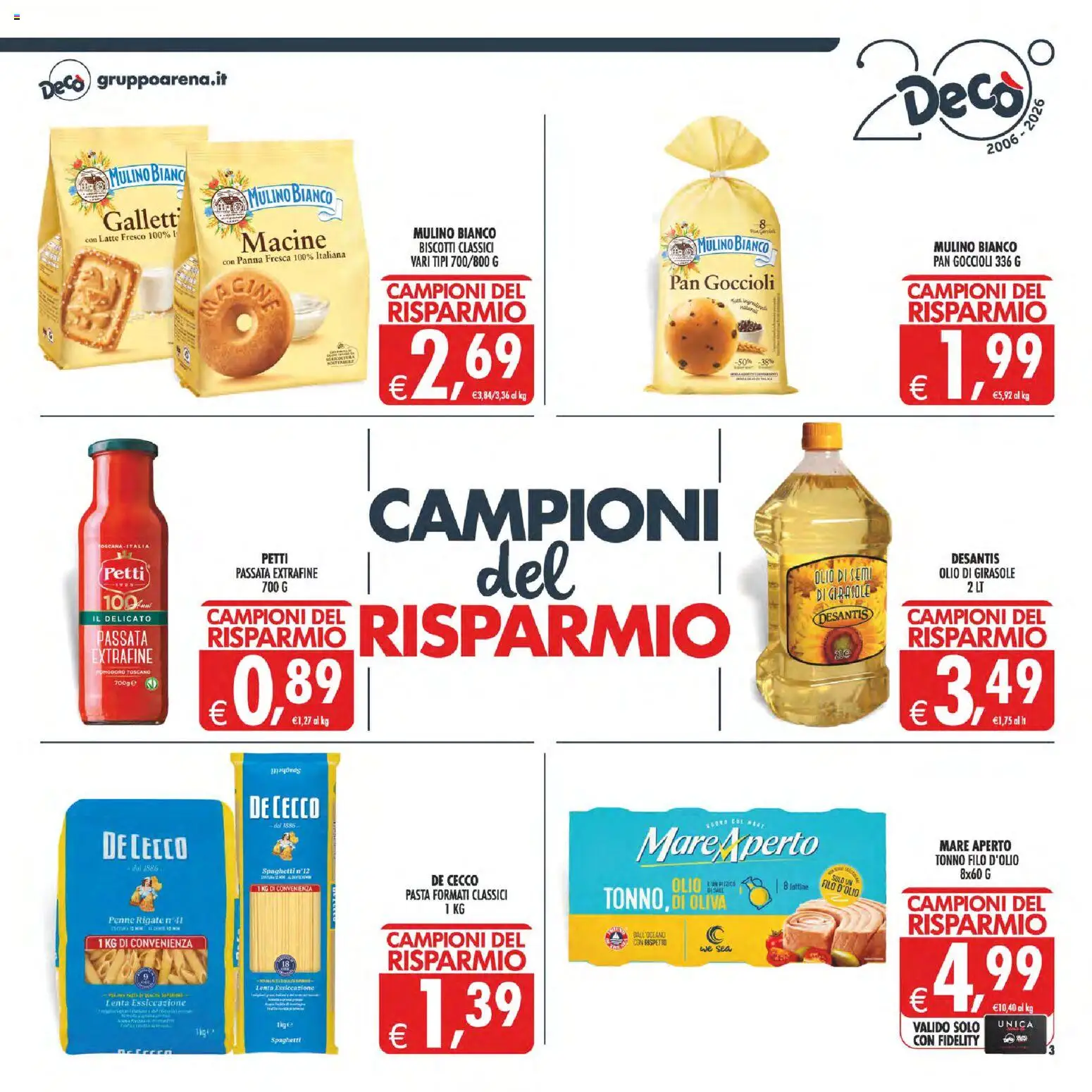 Volantino Decò del 01/09/2026 | Pagina: 3