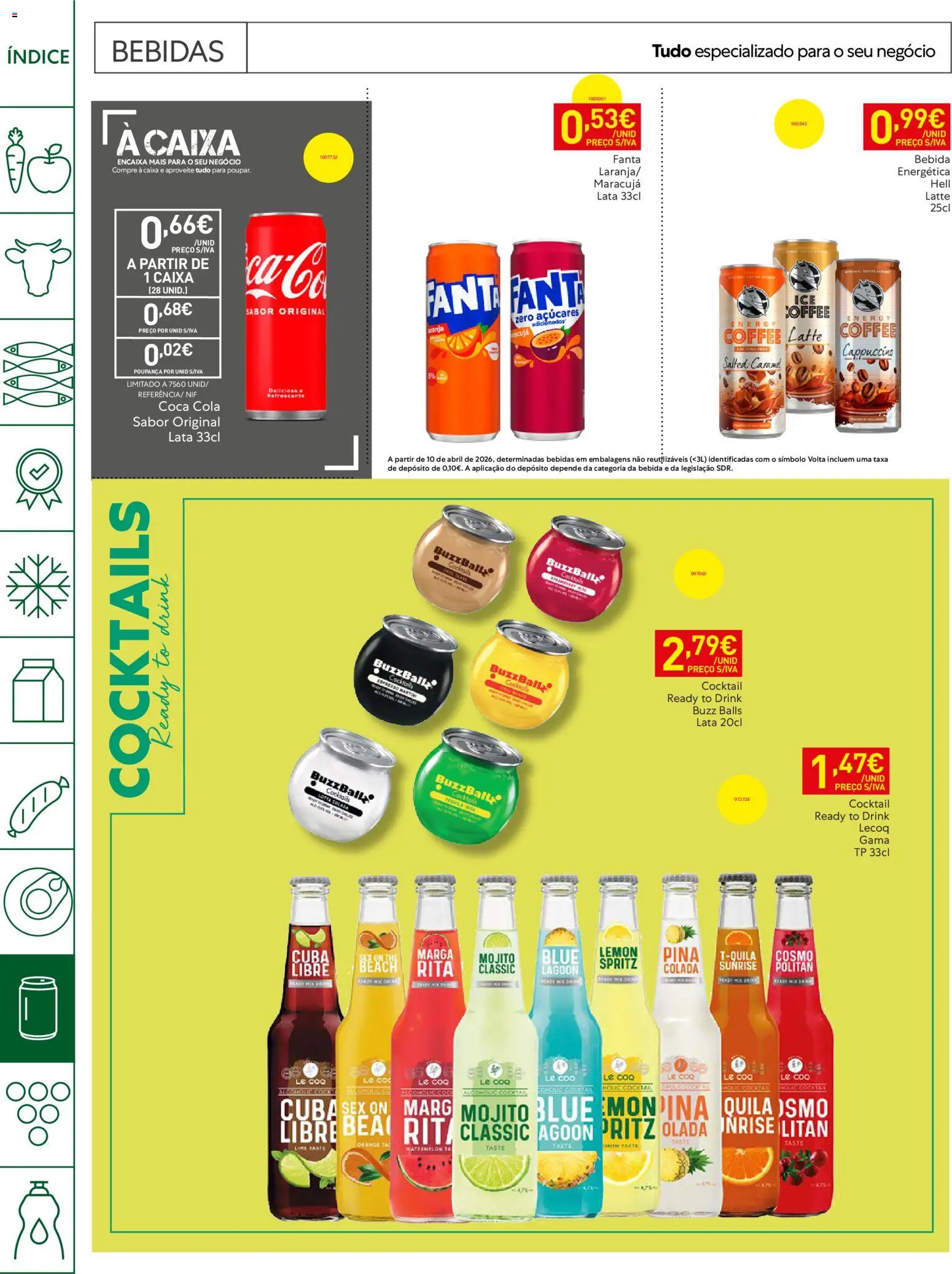 Recheio Horeca Madeira │ válido de 04/08/2026 | Página: 24 | Produtos: Fanta, Caixa, Cocktails, Bebida
