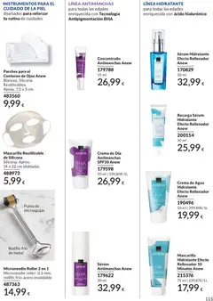 Vista previa Sérum Antimanchas Anew, A white bottle of anti-blemish serum. válido desde el 01.06.2026 | Página: 115