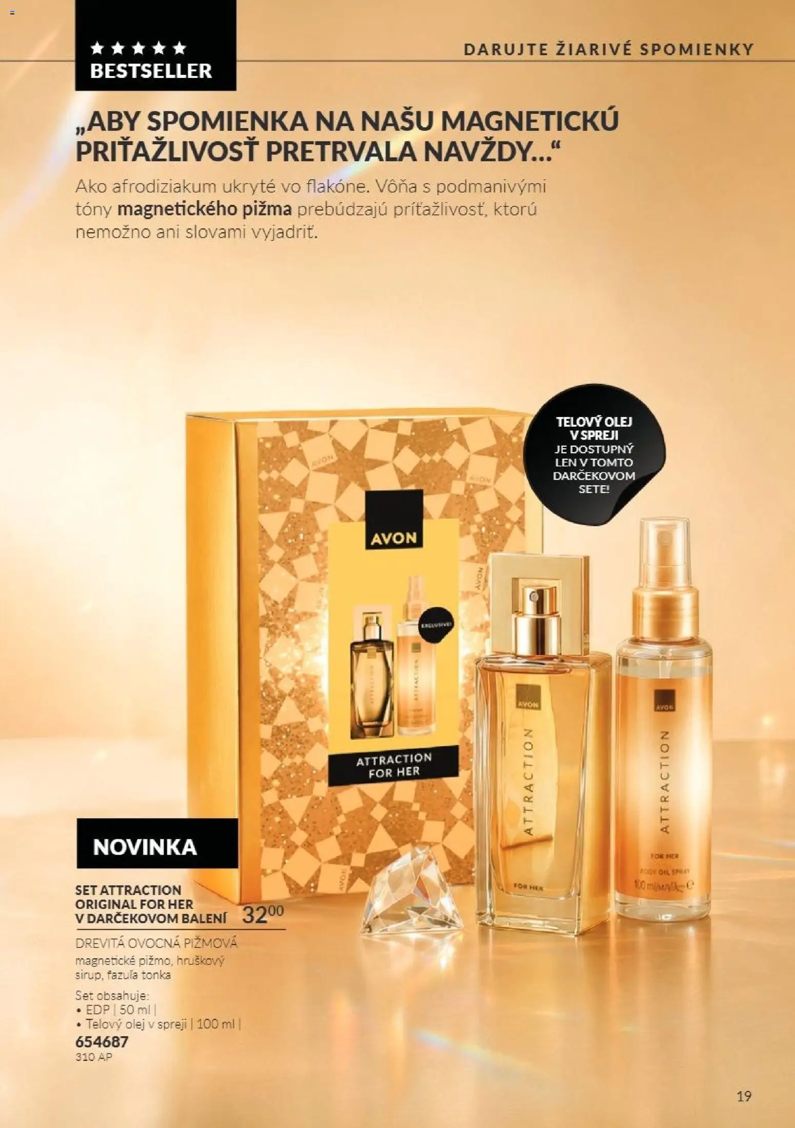 Nové Avon akcie – leták je platný od 01.11.2026 | Strana: 19 | Produkty: Olej, Fazuľa, Olej v spreji