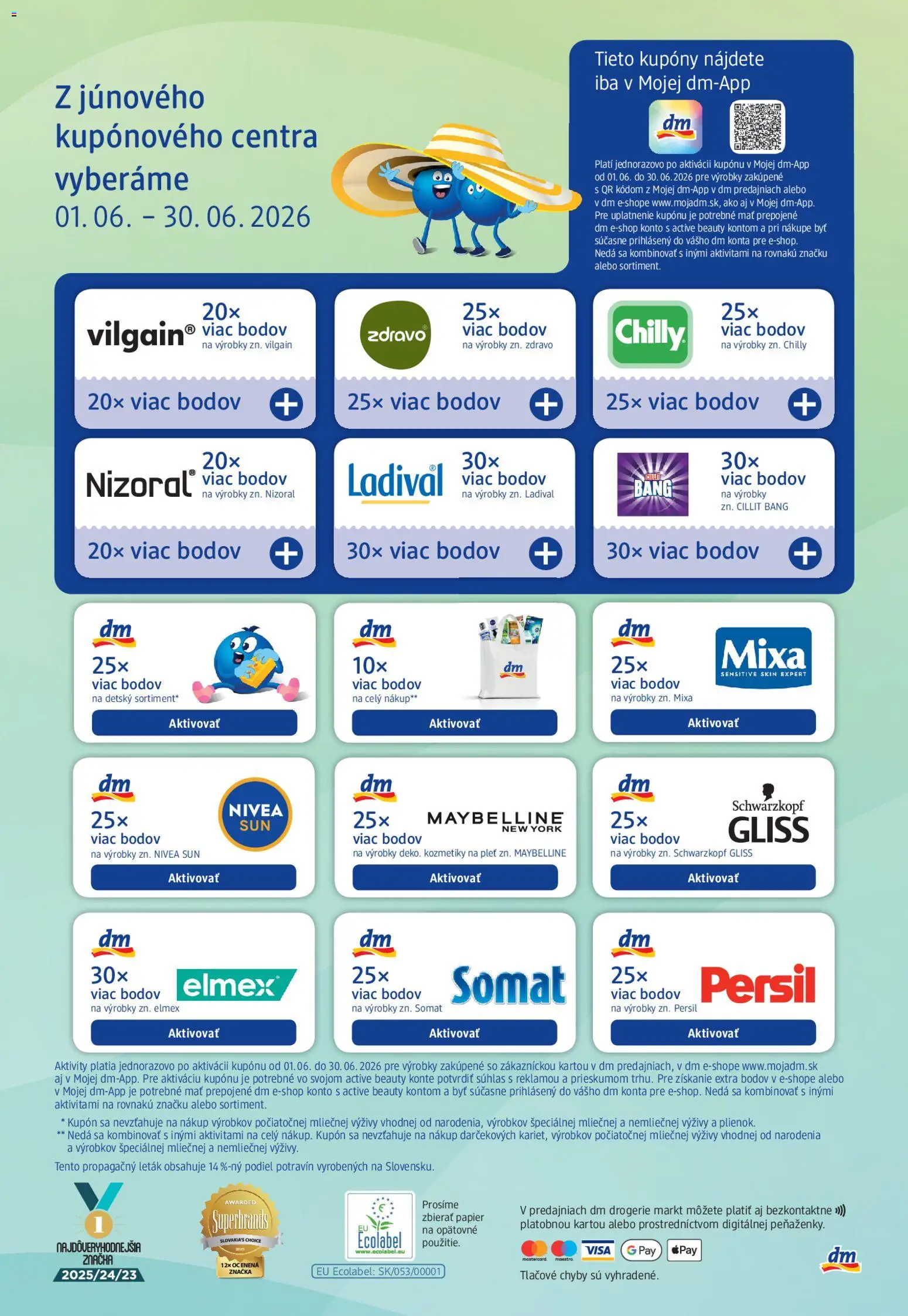 Nové dm drogerie akcie – leták je platný od 01.06.2026 | Strana: 32 | Produkty: Nivea, Persil