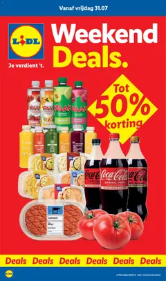 Lidl folder - Weekenddeals - Voorbeeld van een folder van Lidl, geldig van 31-07-2026