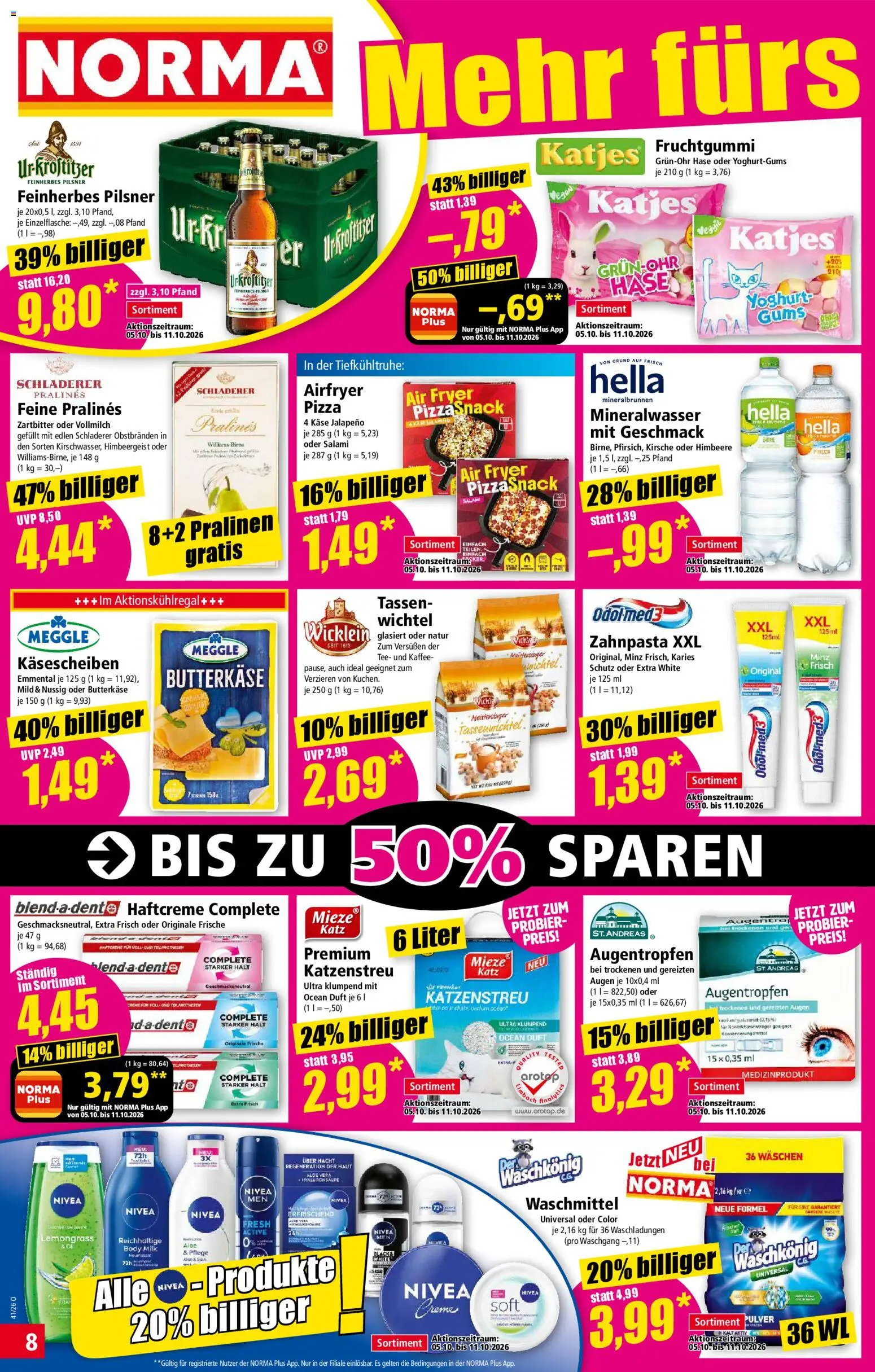 Norma Prospekt – gültig ab 05.10.2026 | Seite: 8