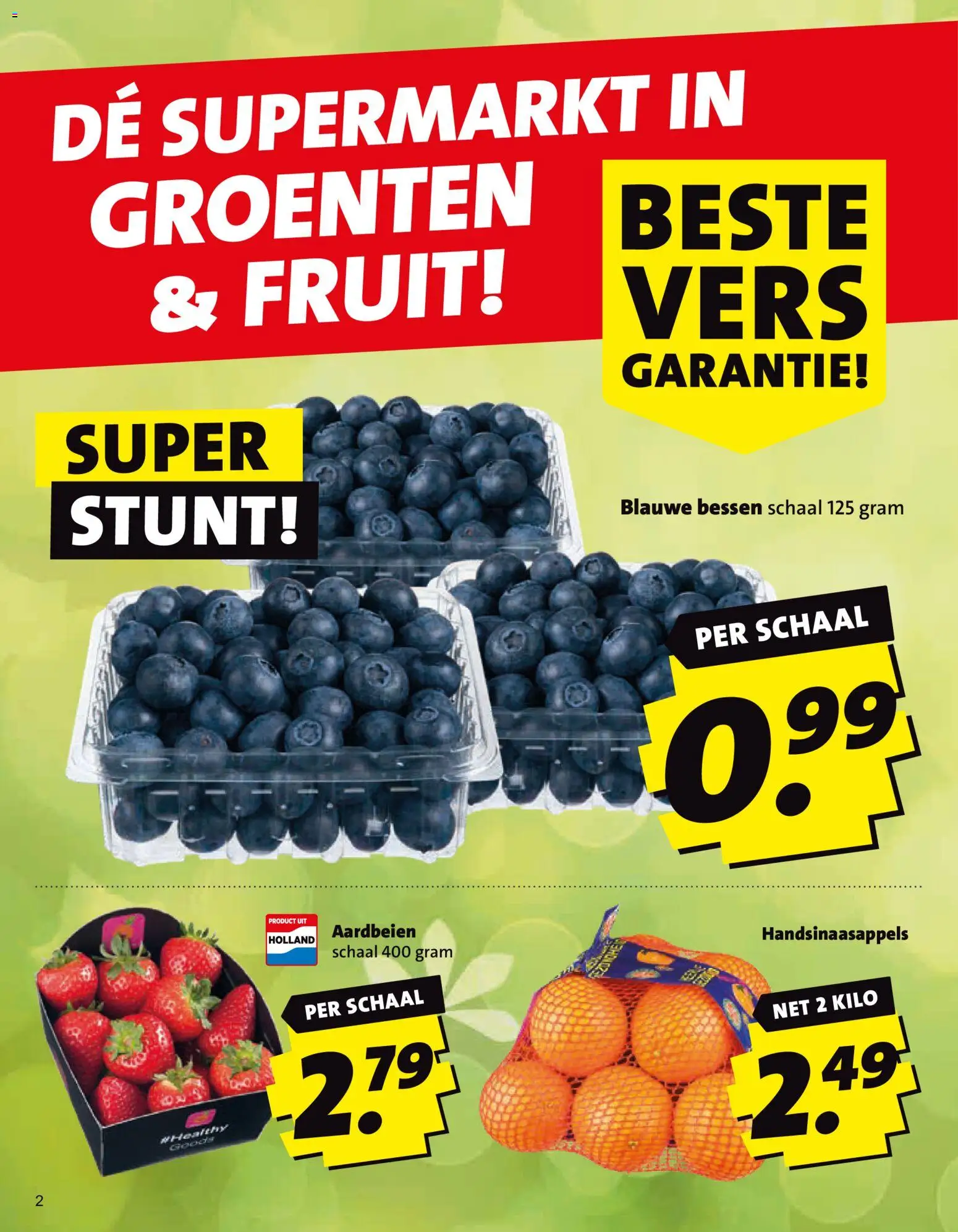 {H1} | Pagina: 2 | Producten: Aardbeien, Schaal, Fruit, Groenten