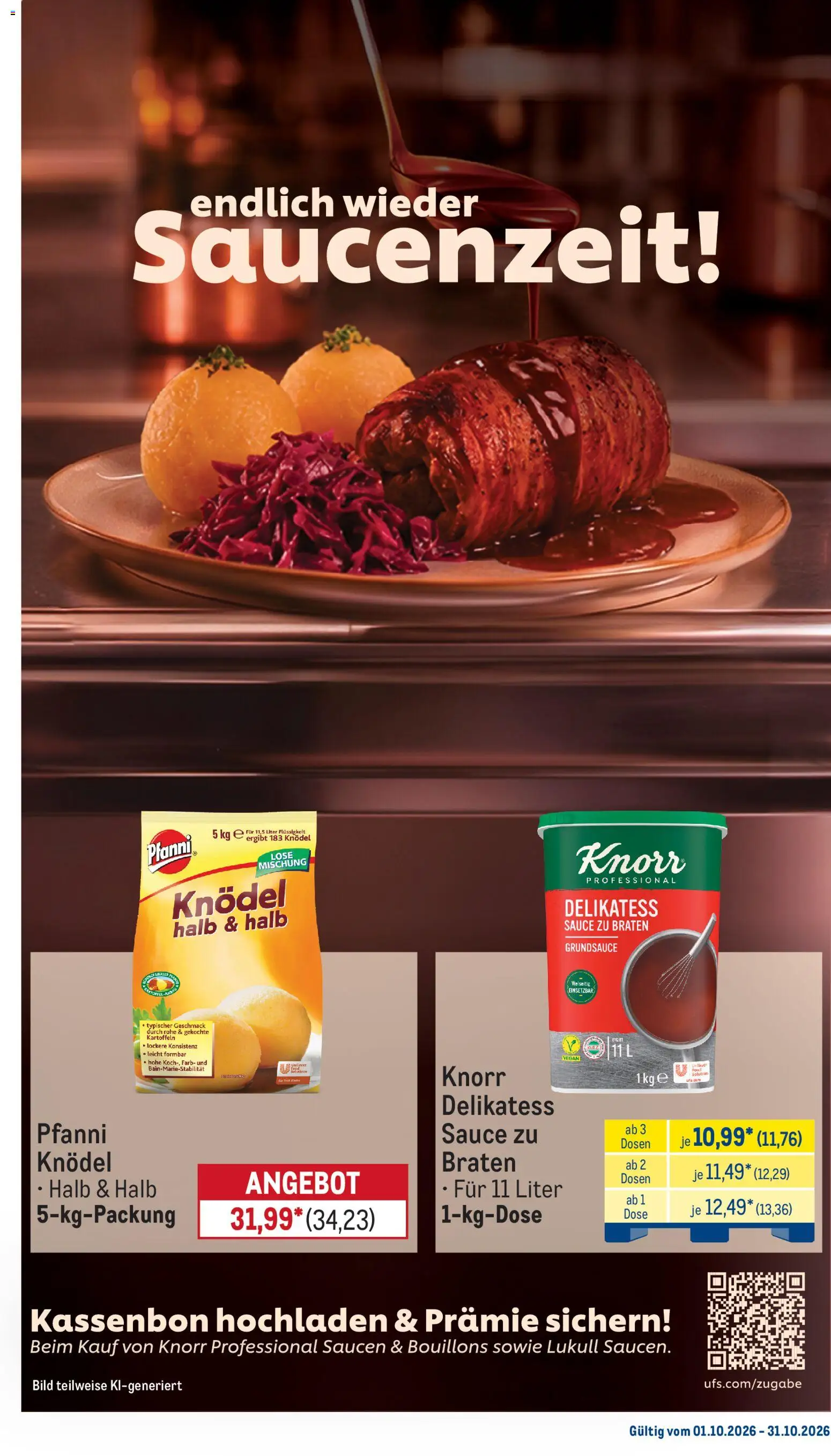 Metro Monats-Menü – gültig ab 01.10.2026 | Seite: 18 | Produkte: Knorr, Kartoffeln
