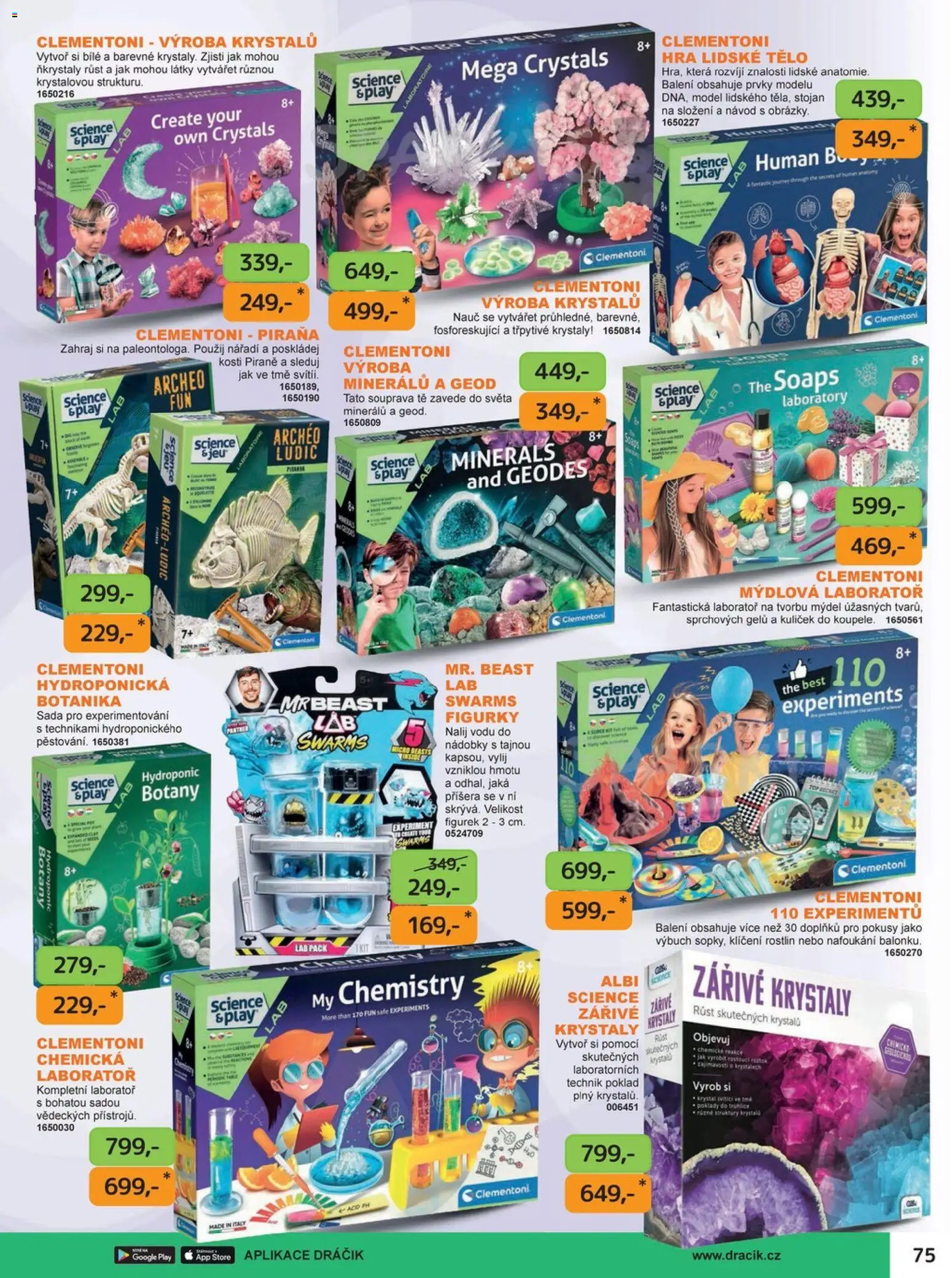 Dráčik katalog - Vánoce od 08.10.2026 | Strana: 75 | Produkty: Řepa, Hra, Figurky, Nářadí