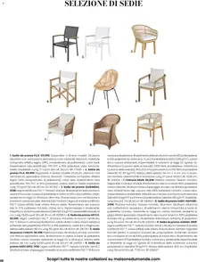 Anteprima del volantino Maisons du Monde volantino Outdoor valido a partire dal 12/03/2026 | Pagina: 38 | Prodotti: Schiuma, Sedie da pranzo, Alluminio, Poltrona