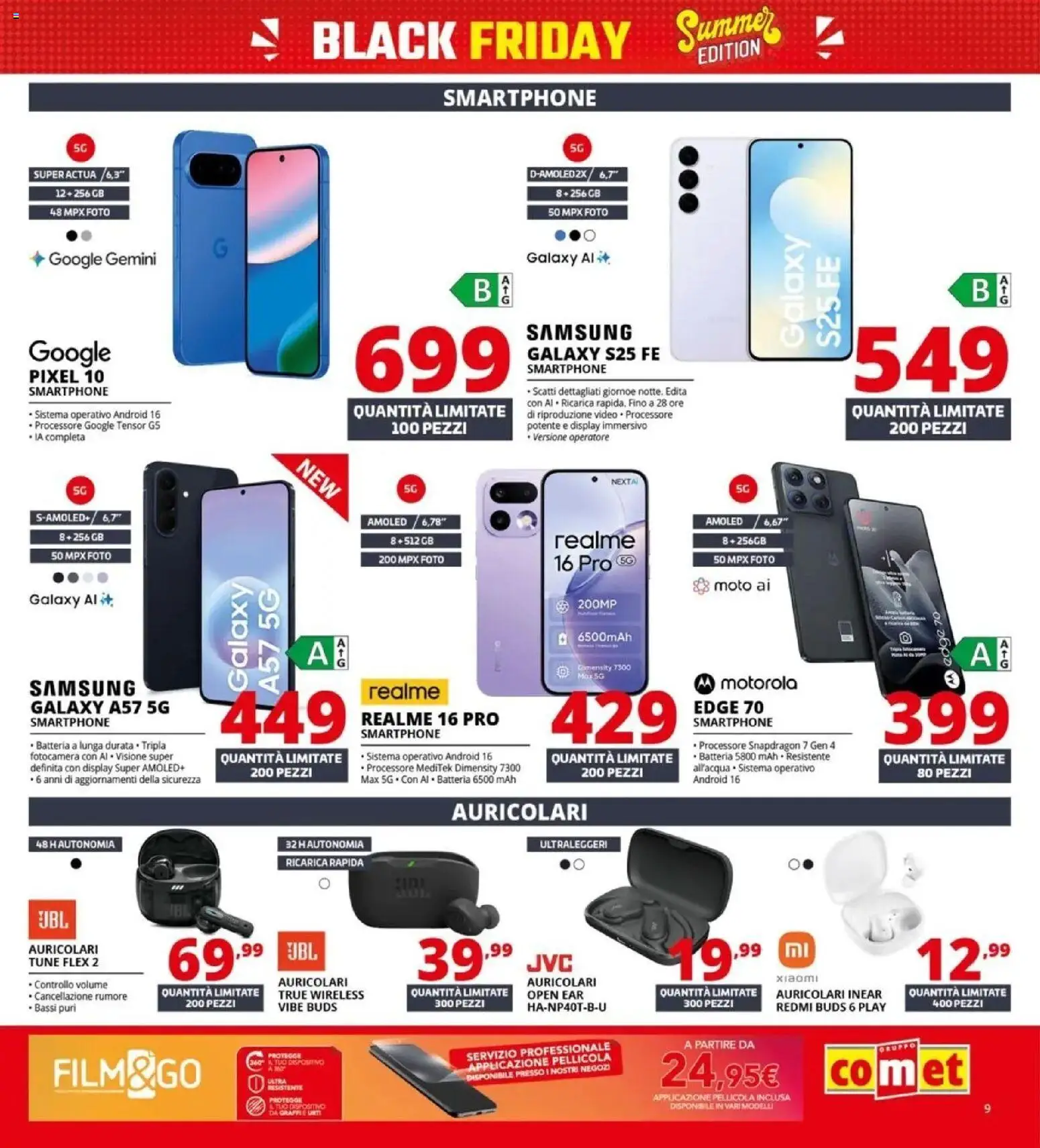 Nuovo Comet - Summer Black Friday da Comet! dal 04/06/2026 > offerte anteprima 🛍️ | Pagina: 9 | Prodotti: Xiaomi, Fotocamera, Batteria, Samsung