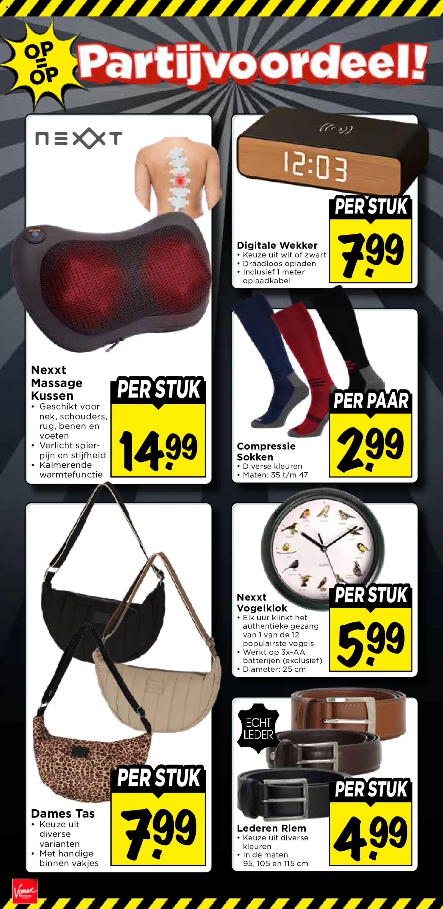 {H1} | Pagina: 34 | Producten: Tas, Riem, Kussen, Batterijen