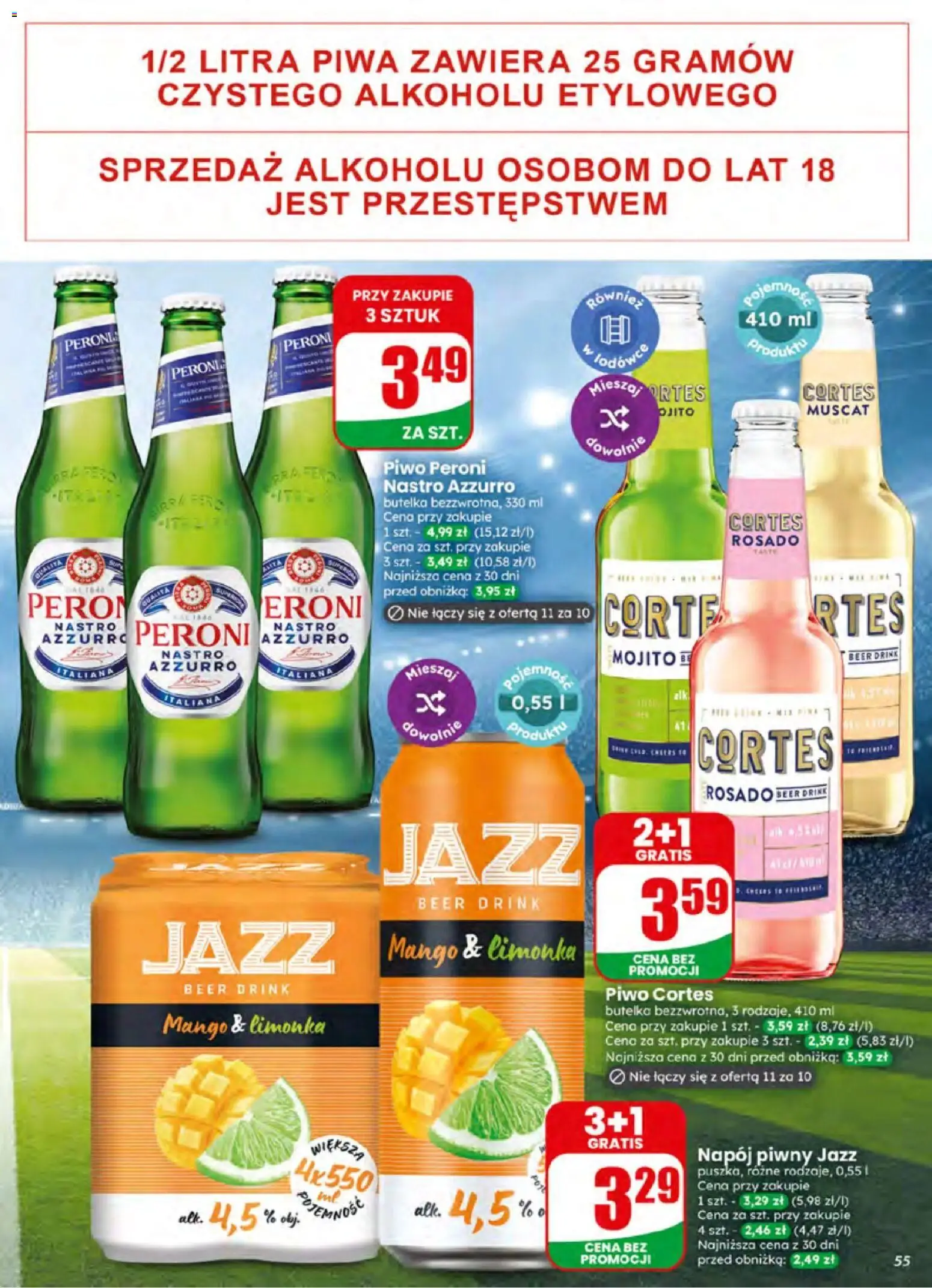 Dino gazetka od 24.06.2026 | Strona: 55 | Produkty: Mango, Limonka, Piwo