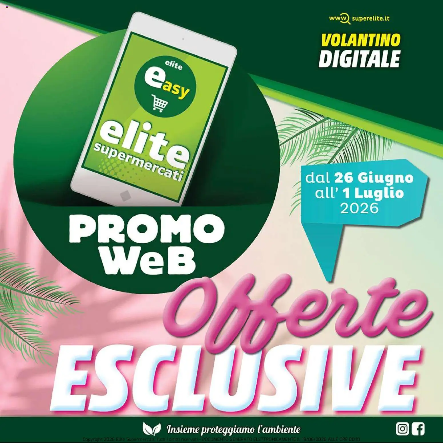 Volantino Elite Supermercati del 26.06.2026 | Pagina: 1