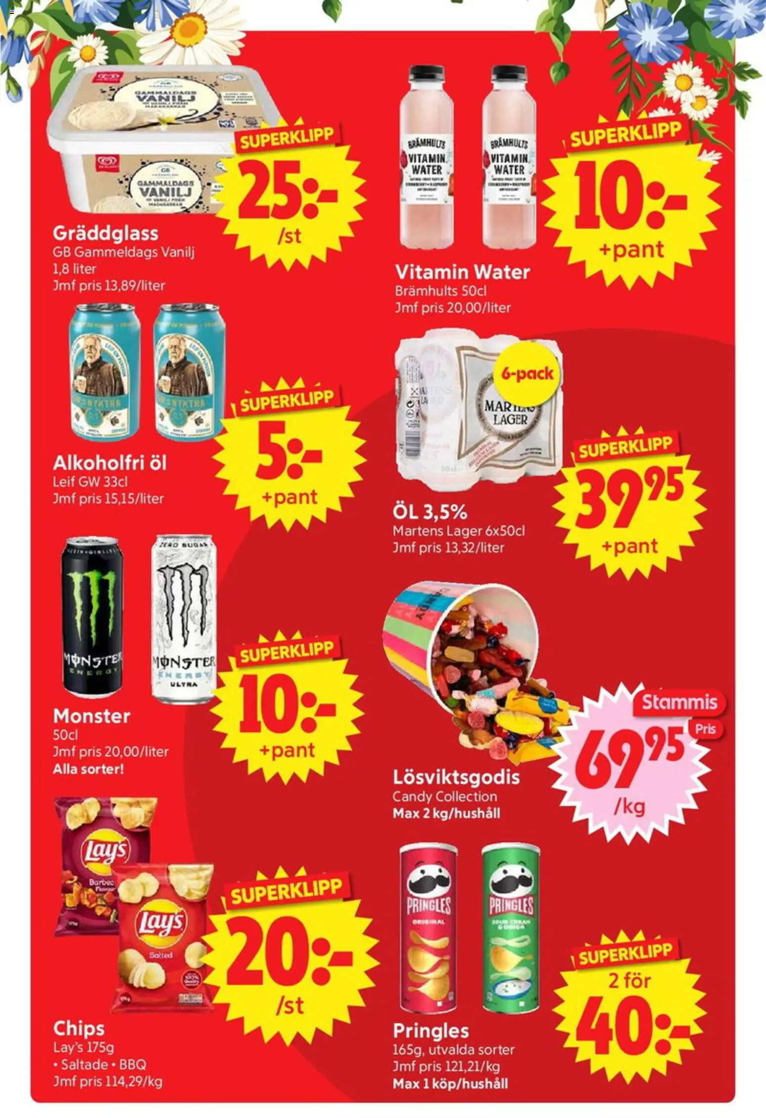 Nya Pulsen reklamblad aktuell från 15.06.2026 | Sida: 15 | Produkter: Pringles, Chips, Öl