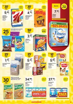 Pré-visualização Continente - Pack Poupança válido de 15/09/2026 | Página: 9 | Produtos: Leite infantil, Nestlé, Chocolate, Cereais