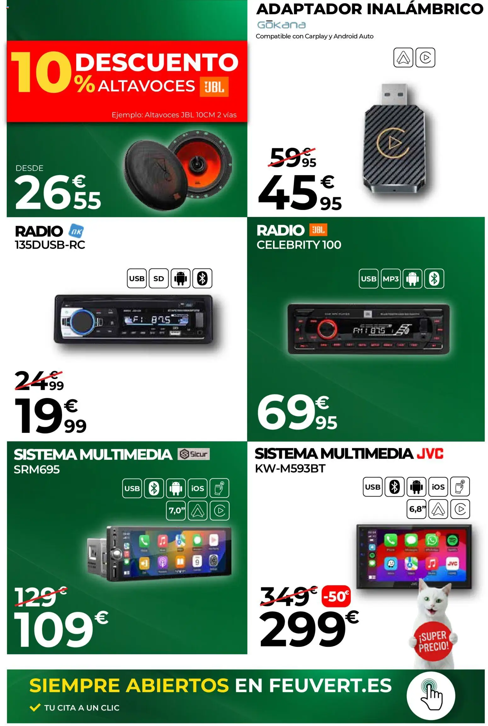 FeuVert folleto │ válido desde el 03/09/2026 | Página: 14 | Productos: Altavoces, Radio, Adaptador