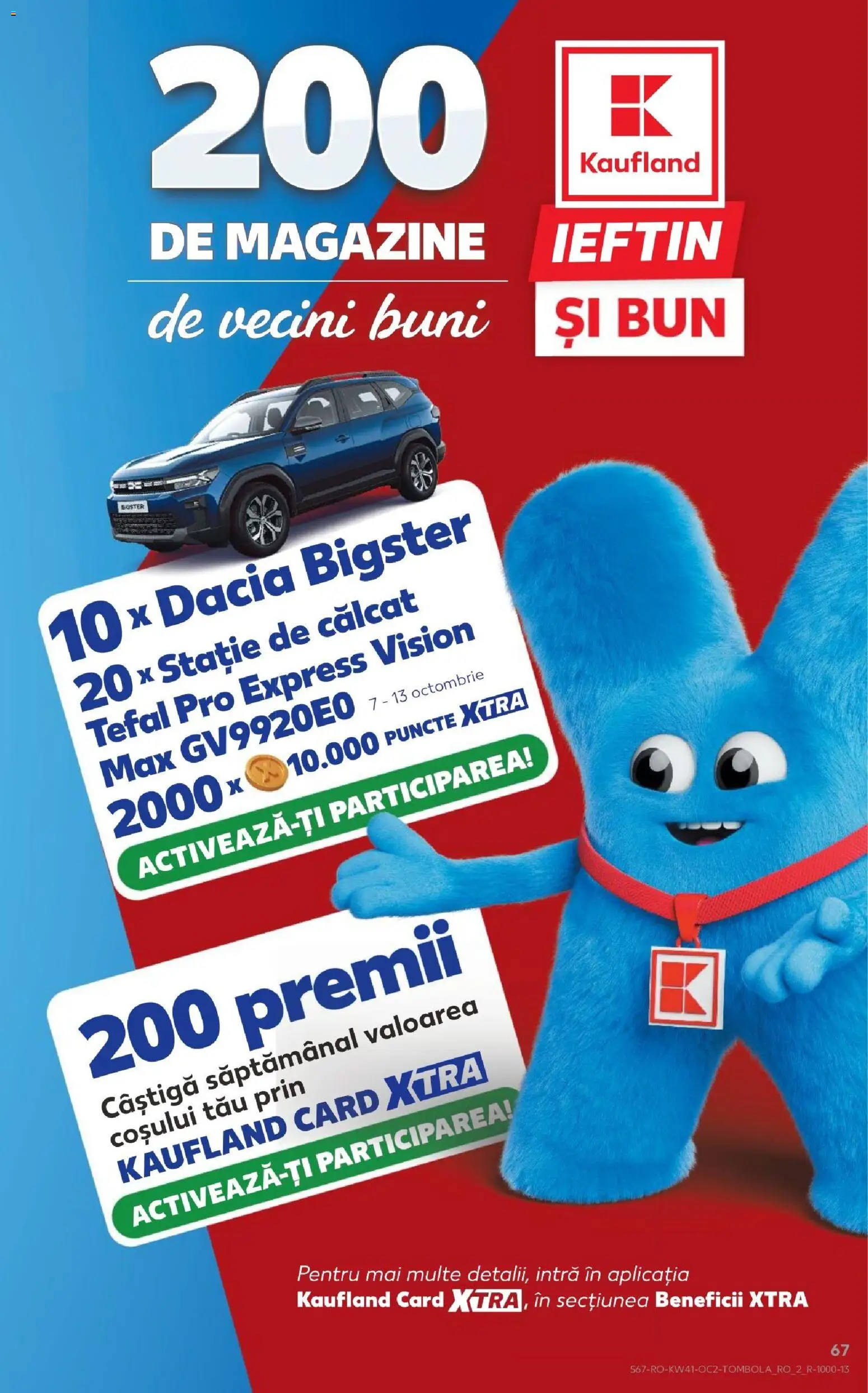 Noul catalog Kaufland – valabil de la 07.10.2026 | Pagină: 67 | Produse: Statie de calcat