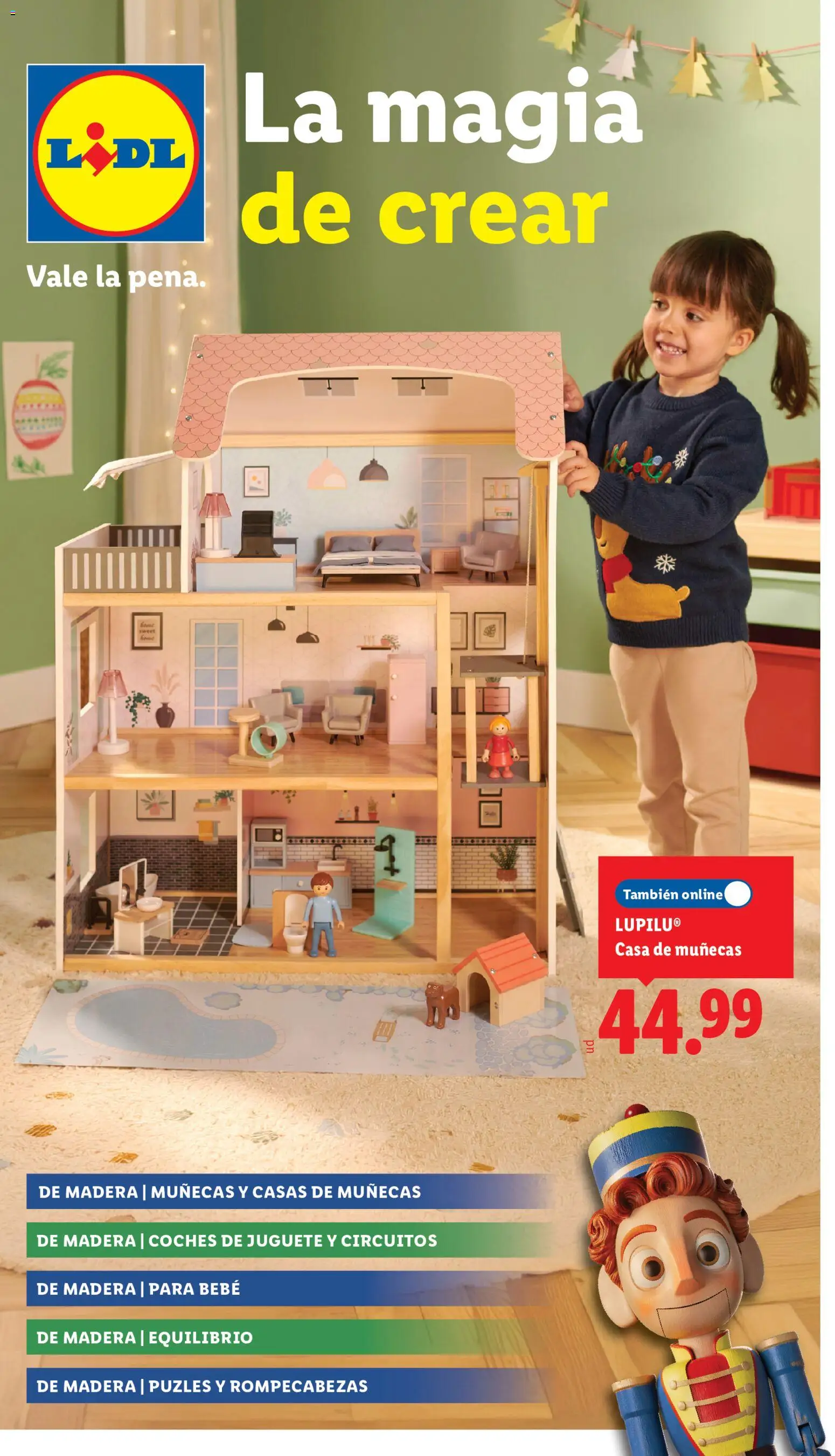 Lidl - Juguetes de madera │ válido desde el 21/10/2026 | Página: 1 | Productos: Casa de muñecas