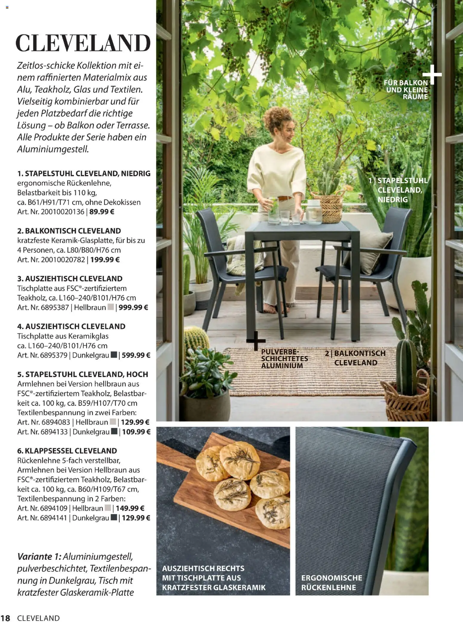 Dehner Gartenmöbel Trends 2026 – gültig ab 29.01.2026 | Seite: 18 | Produkte: Tisch