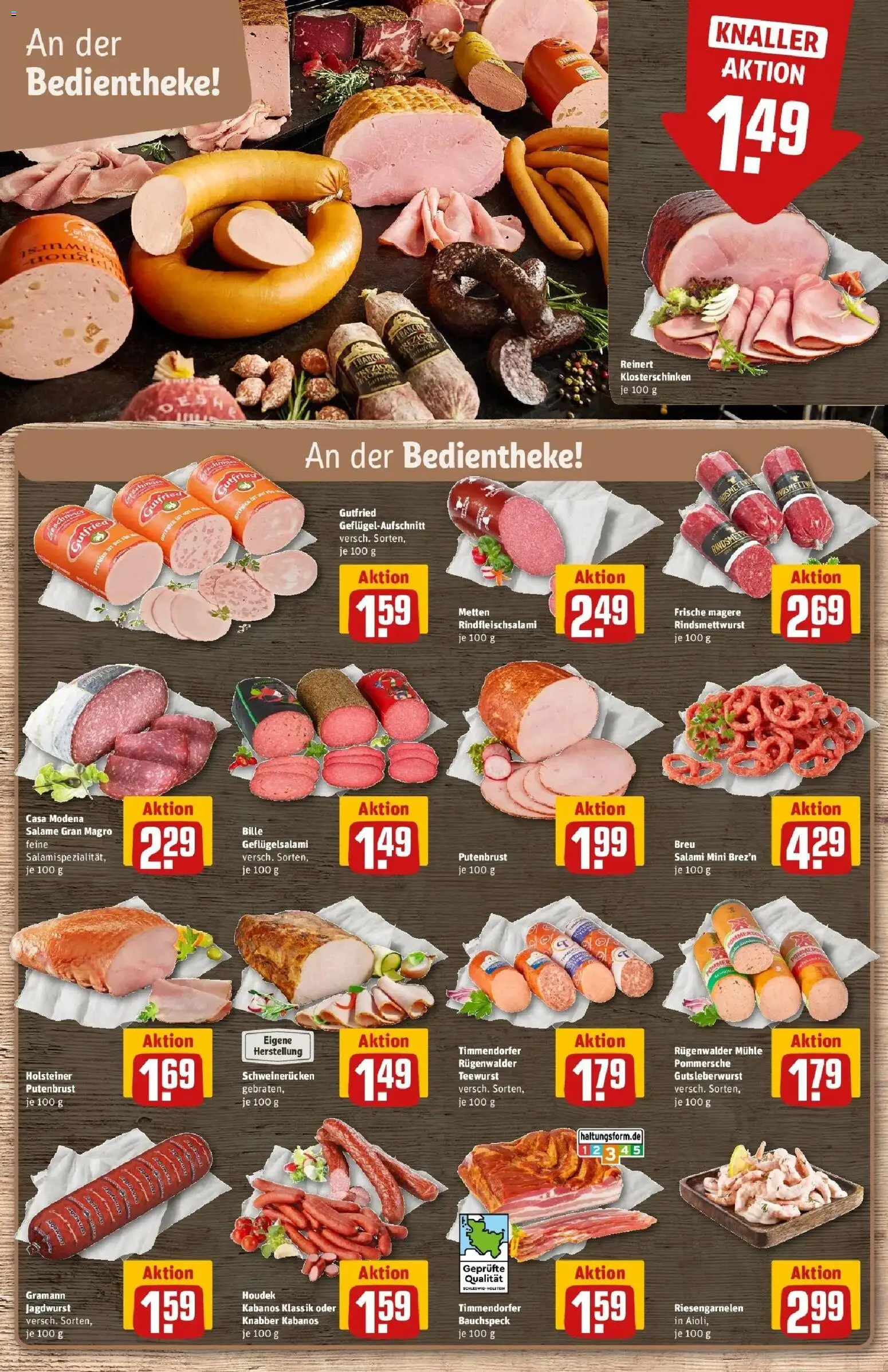 REWE Prospekt ab 21.09.2026 zum Blättern » Angebote | Seite: 16 | Produkte: Putenbrust, Mühle, Schweinerucken, Salami