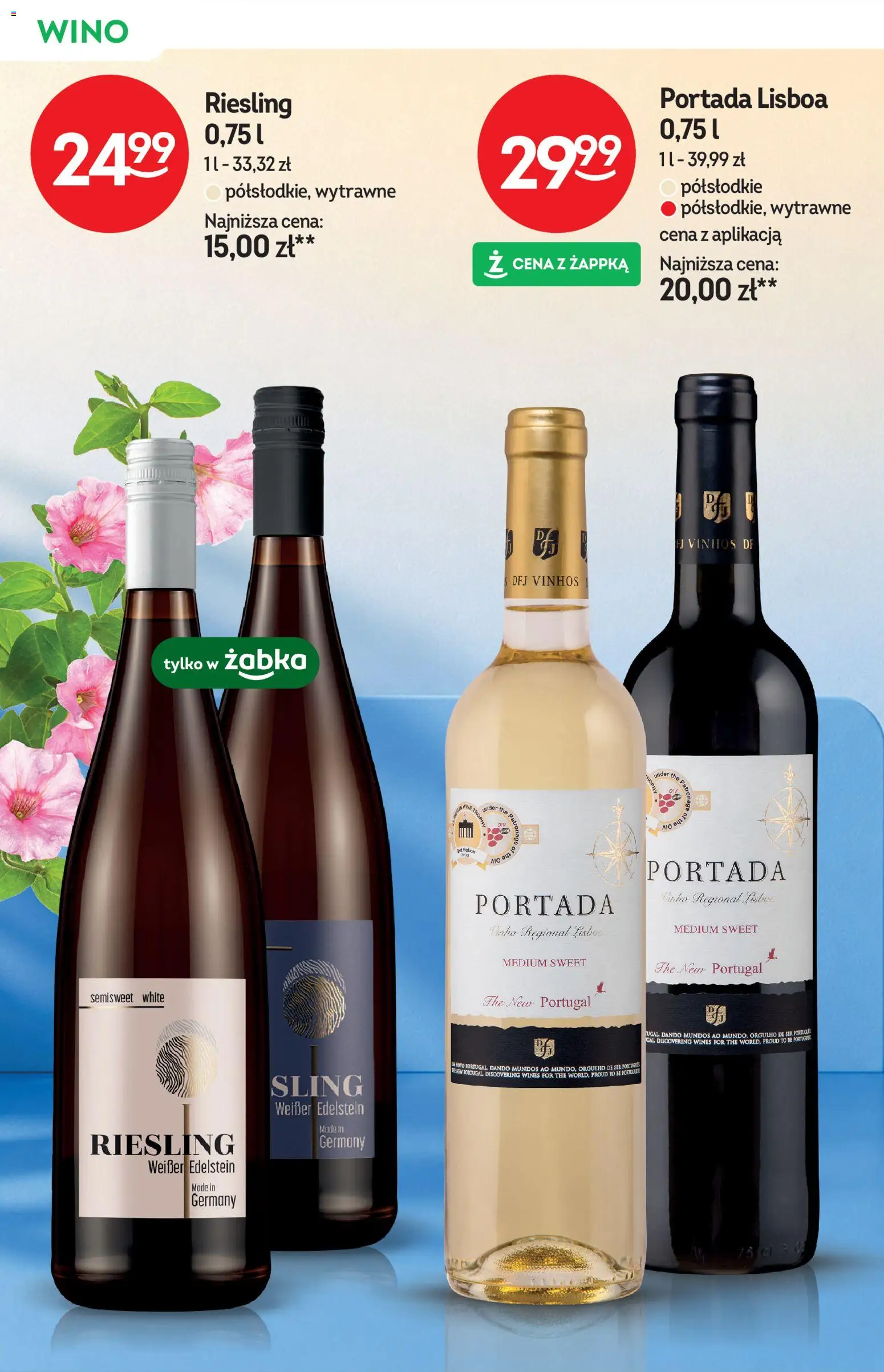 Żabka gazetka - Katalog win od 22.07.2026 | Strona: 12 | Produkty: Riesling, Ser, Wino