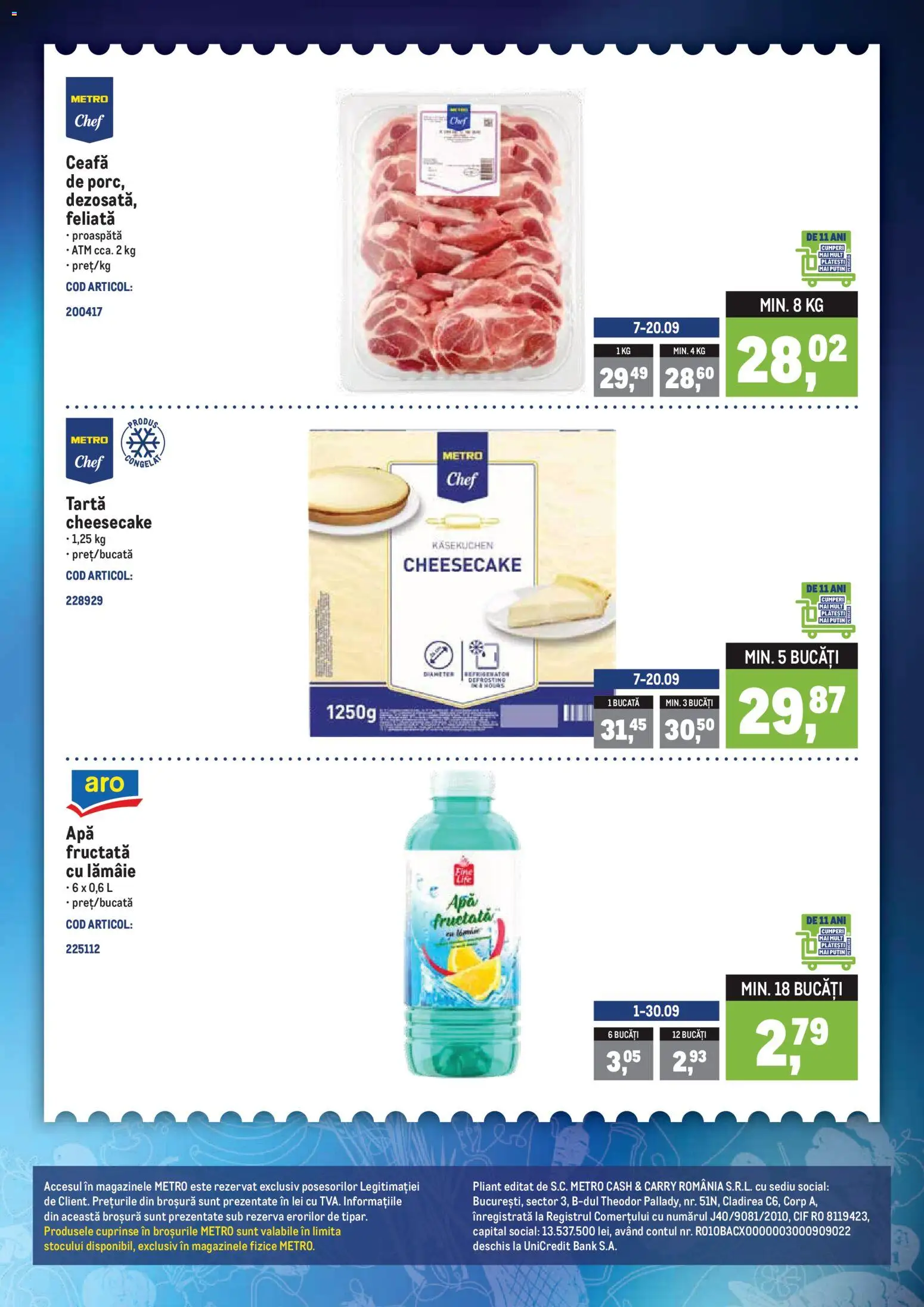 Noul catalog Metro – valabil de la 07.09.2026 | Pagină: 3 | Produse: Cif, Lămâie