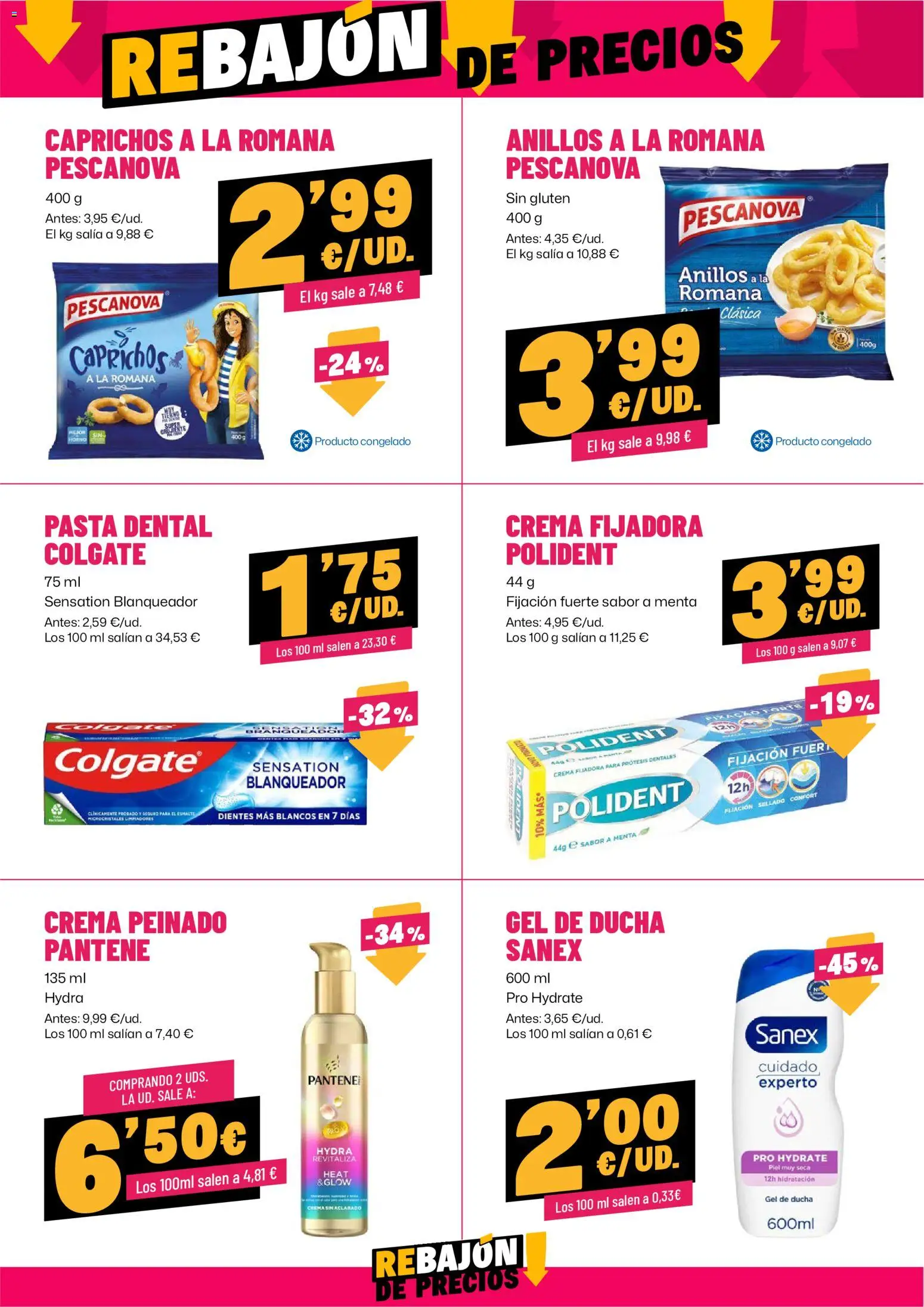 AhorraMas folleto │ válido desde el 16/07/2026 | Página: 16 | Productos: Anillos, Gel de ducha, Pasta, Ducha