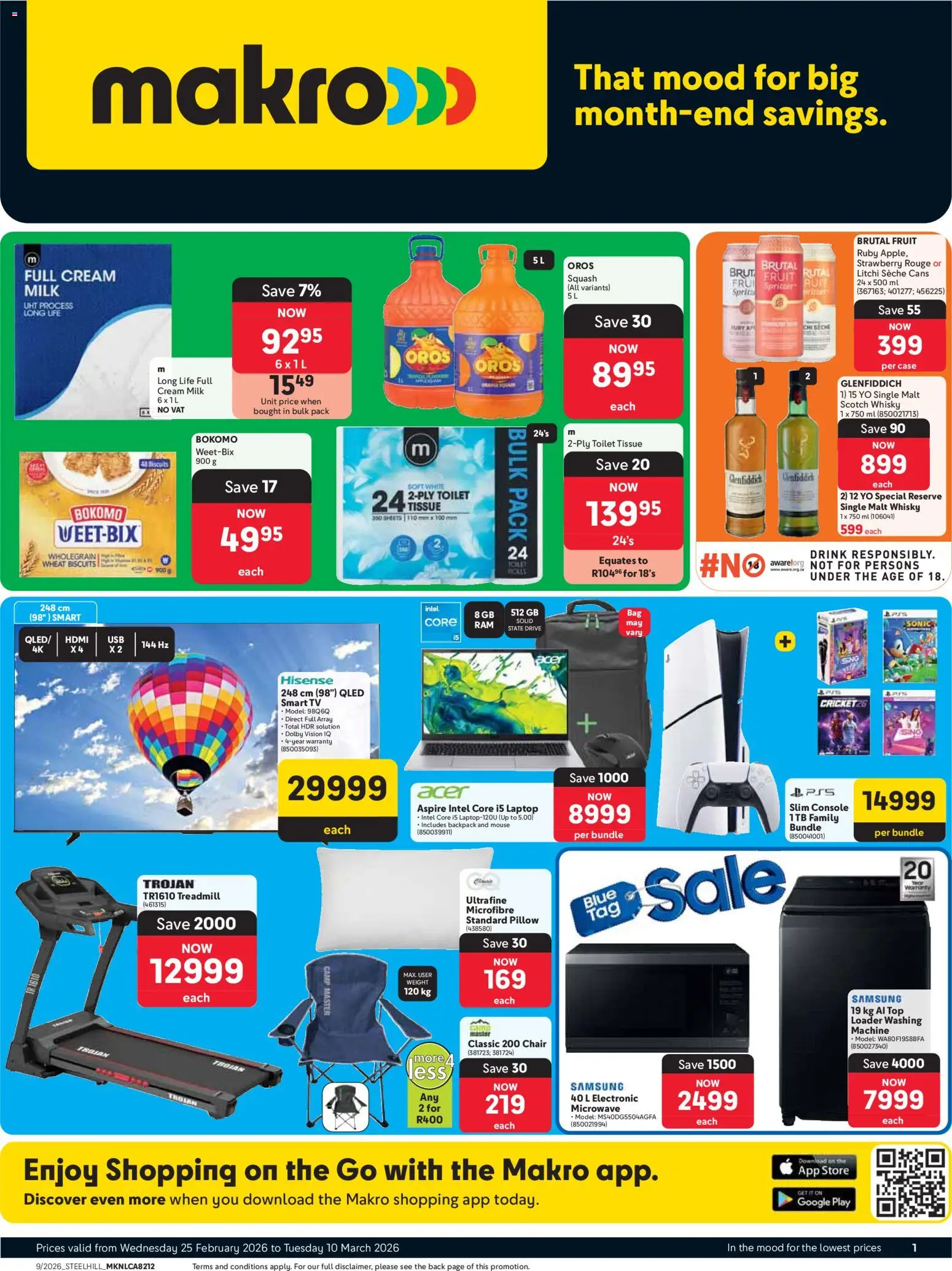 New Makro catalogue – valid from 25.02.2026 | Page: 1 | Products: Mouse, Pillow, TV, Biscuits