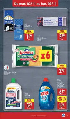Aldi - Prévisualisation de ALWAYS® SERVIETTES HYGIÉNIQUES, Serviettes hygiéniques maxi night. Neutralise les odeurs. Profresh. valide à partir de 03/11/2026 | Page: 13