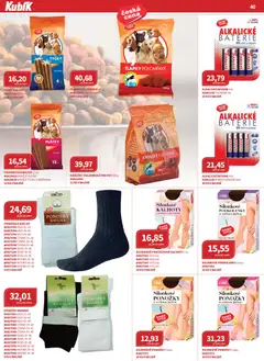 Náhled letáku Kubík leták - Velkoobchod 09/2026 od 01.09.2026 | Strana: 40 | Produkty: Hovězí, Ponožky, Hovězí plátky, Baterie