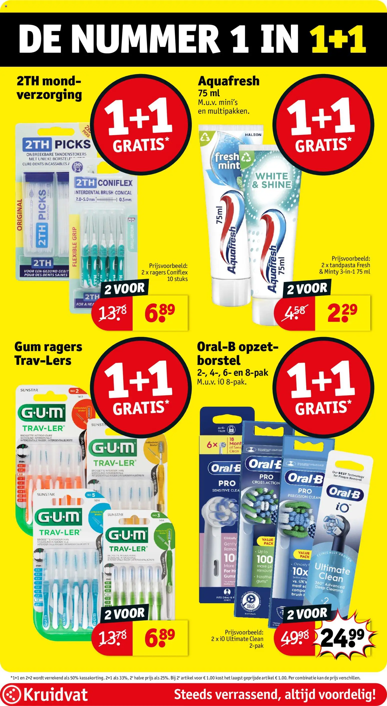 {H1} | Pagina: 10 | Producten: Tandenstokers, Borstel, Gum, Kan