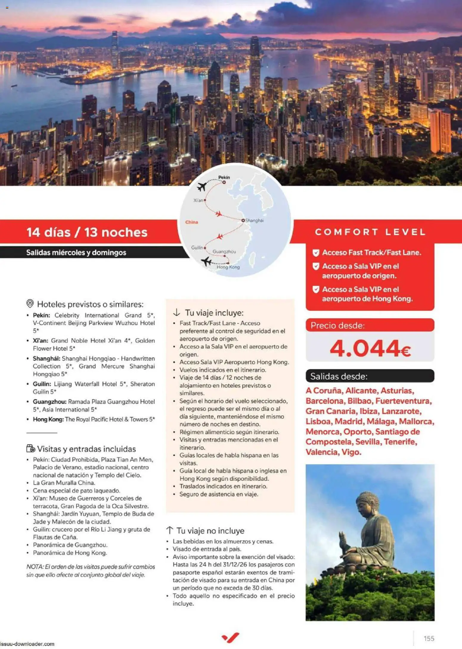Halcón Viajes Comfort level 2026 │ válido desde el 04.06.2026 | Página: 155