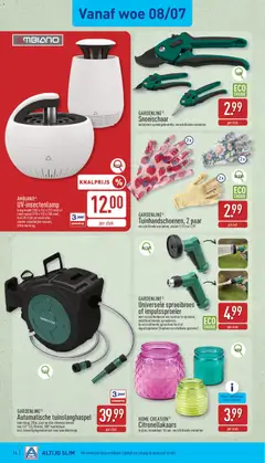 Aldi folder week 28 - Voorbeeld van een folder van Aldi, geldig van 06/07/2026 | Pagina: 14 | Producten: Lamp, Tuinslang